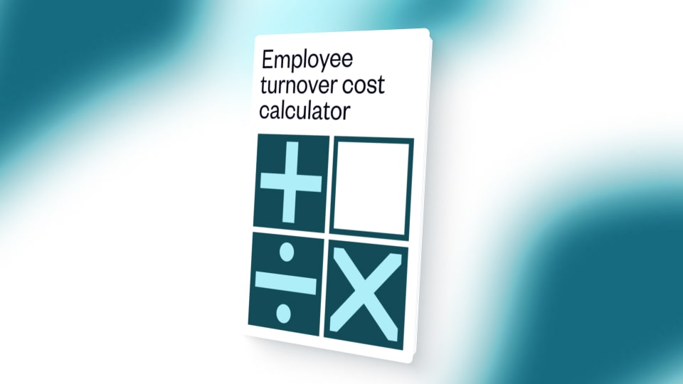 Cost of turnover calculator
